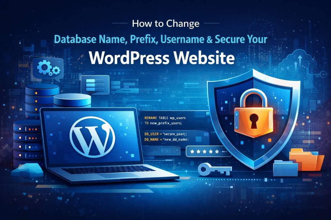 How to Change Database Name, Prefix, Username & Secure Your WordPress Website